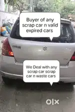 We Deal with any scrap car scrap car n Damage cars n unused cars