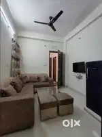 Zero Brokrage!! fully furnished 1 BHK flat in Vijay nagar BRTS