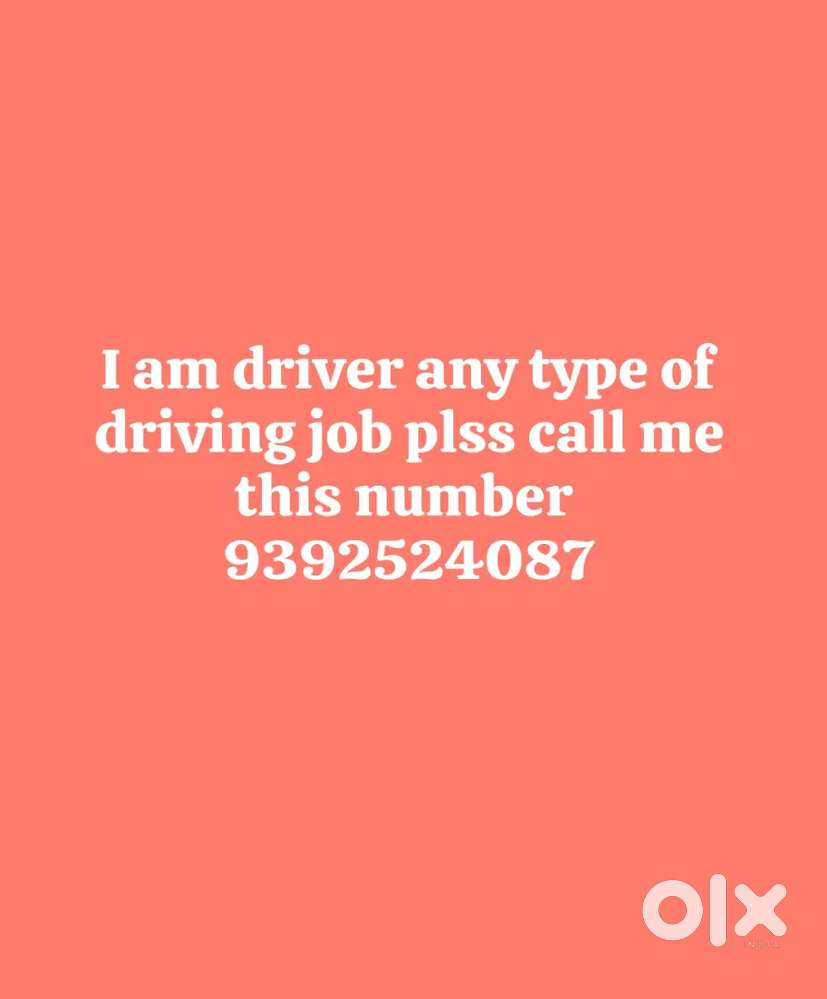 I am adriver alting and part time and full time any time available