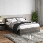Wakefit Queen Size bed with storage and Flo mattress
