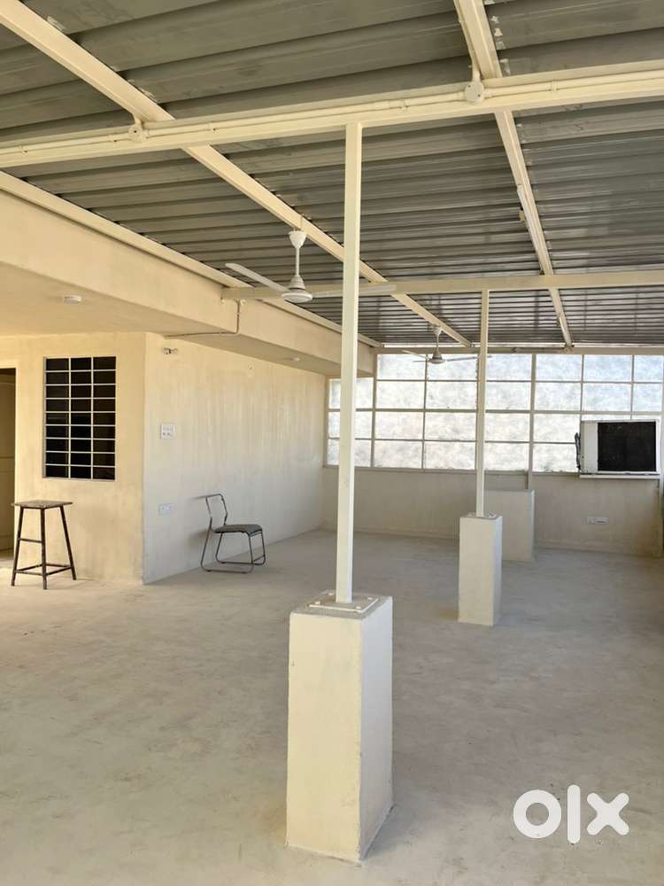 900 sq ft terrace covered shed space for office near ridhi sidhi gopal