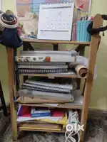 wooden small book rack/ shoe rack