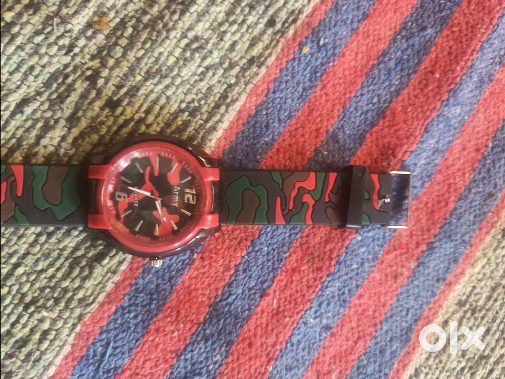 Army company INDIAN watch with silicon strap