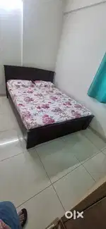 Queen size bed with storage and drawer and mattress