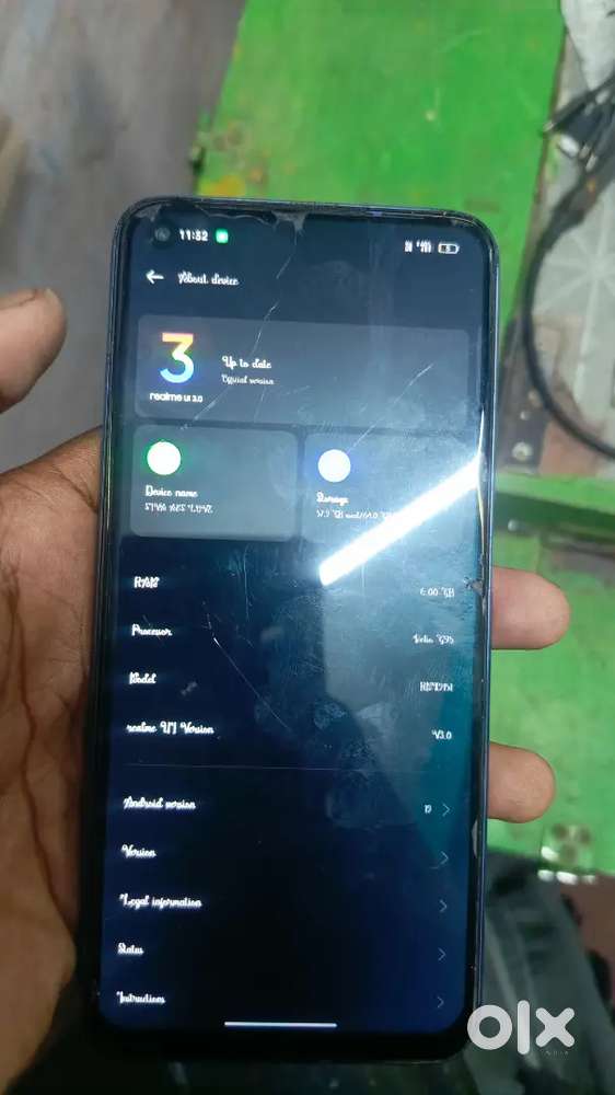 Realme 7 (6/64)display changed