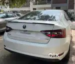 Skoda superb 2017 lip spoiler abs plastic piano black M style