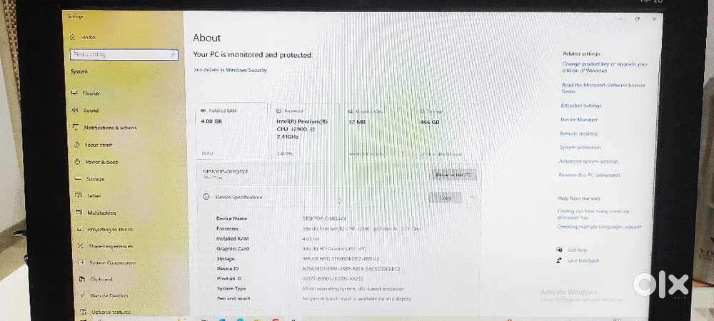 HP All in one PC