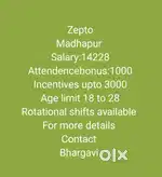 Wanted male (picker&loader)  Madhapur