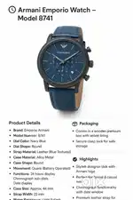 Premium watch Armani