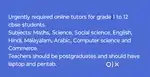 Online tutors
