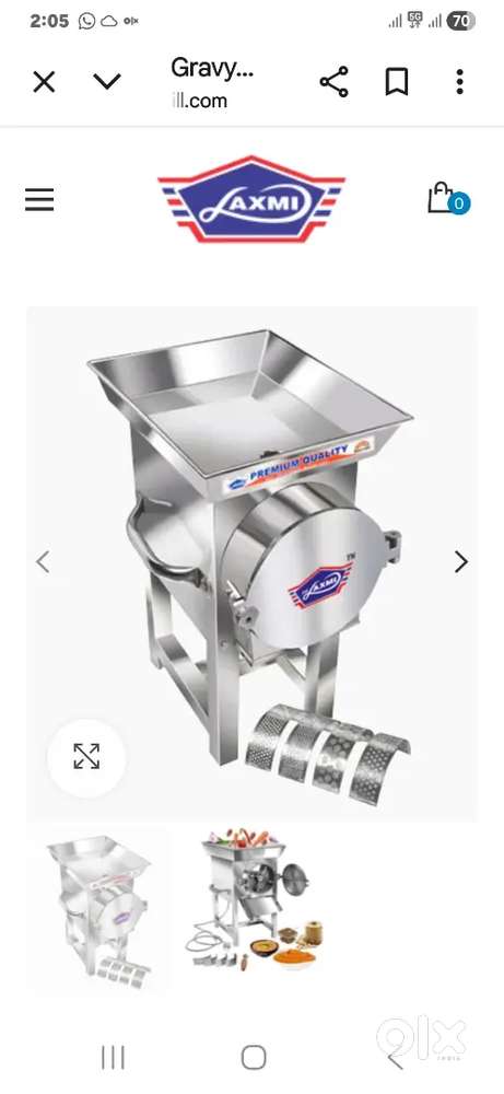 sale for Vegetable cutting gravy machine