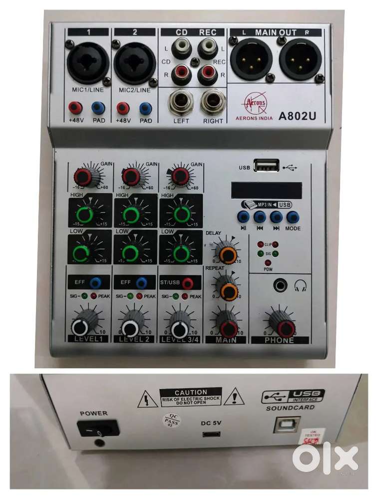 Double 10 inch speaker ox with Dj mixer