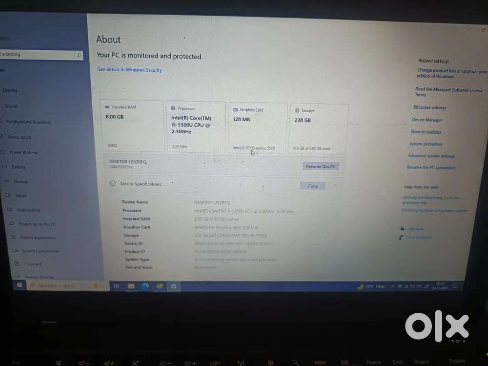 Laptop i5 Prosser