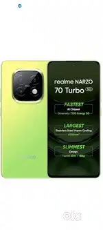 8 128  Realme narzo 70 turbo hai bill box charger