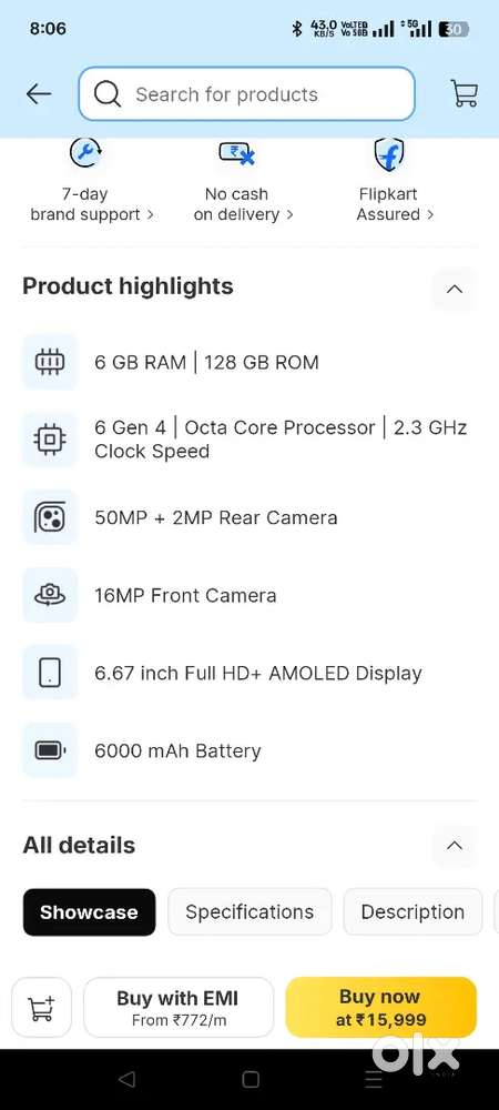 Realme p3 6 128