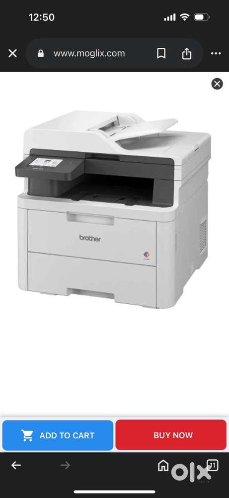 Brothers Printer Model No-DCP-L3560CDW colour leaser printer 3 -in -1.