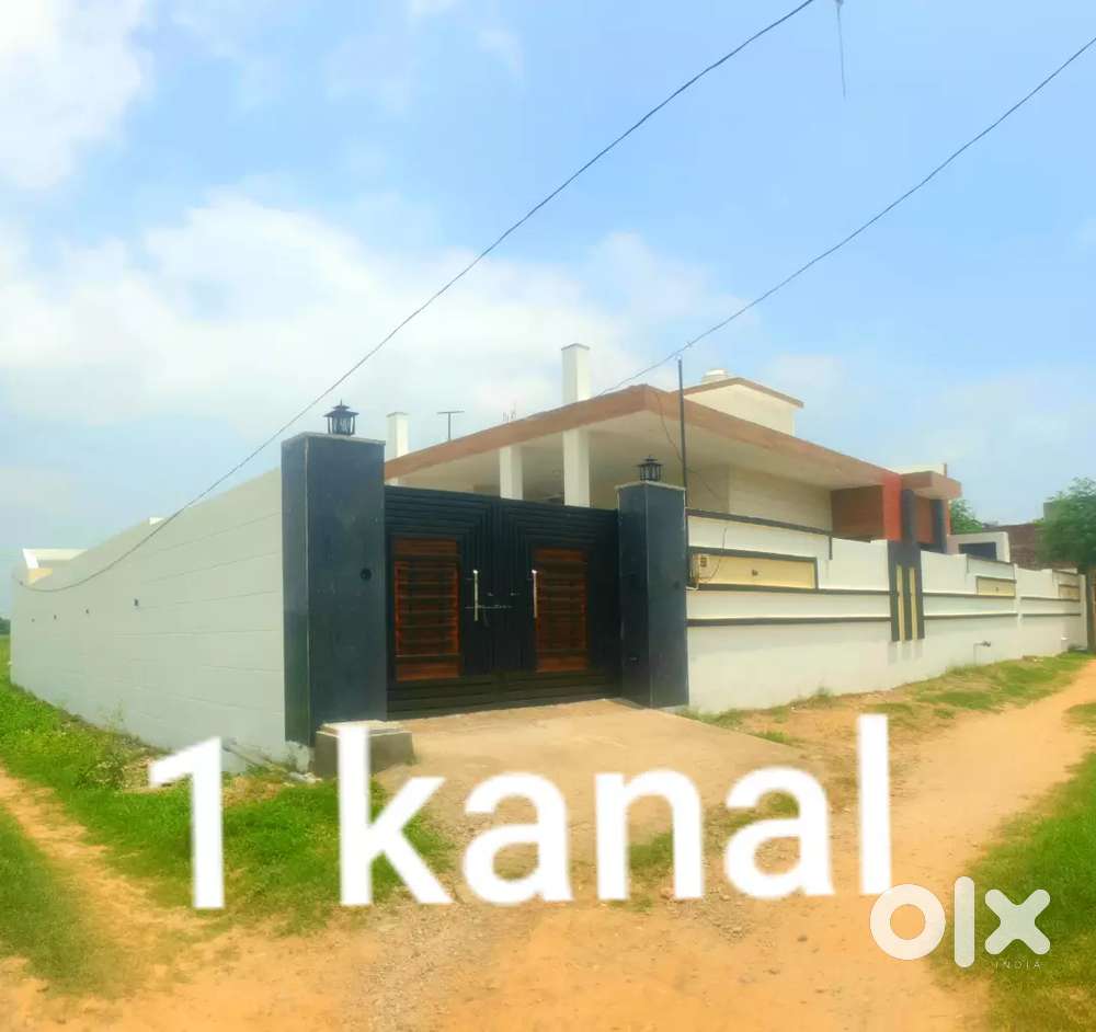 1 kanal/ 20 marla/ 600 gaj house kothi villa for sale kurali bypass.