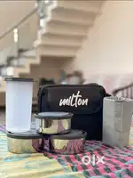 MILTON Lunch box Set With Lunch bag and Liquid Container