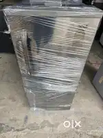 I'd56y lg steel finish single door refrigerator with stabilizer