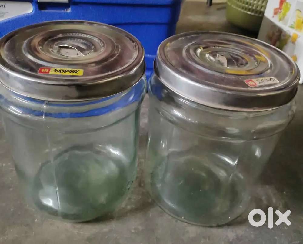 Glass jar for sale (brand new condition) - Each 200rs fixed