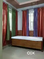Semi furnished room with and combine kitchen
