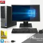 DELL OPTIPLEX TINY PC + 19LCD Monitor Core i3 8 GB Ram 500 GB HDD