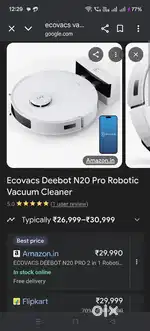 Ecovacs robotic vacuum cleaner