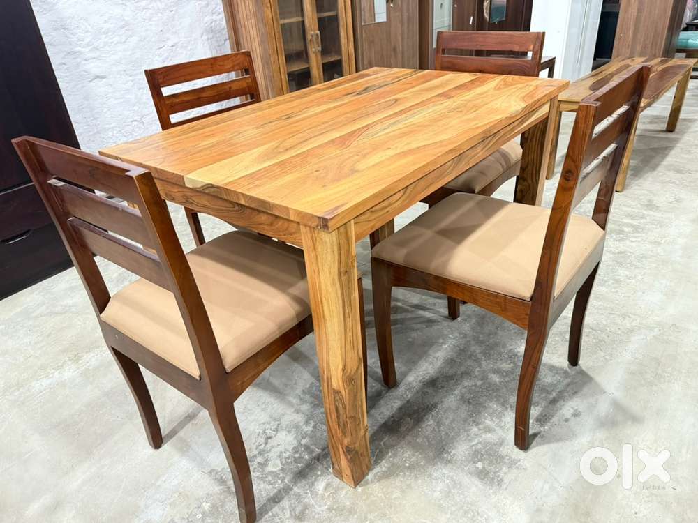 Home Edgez : Zolo 4 seater sheesham dining with Rm Chairs for SALE.