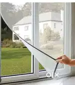 Mosquito net fitting dor step