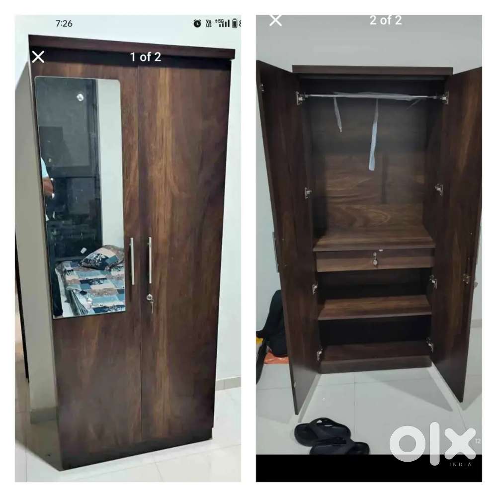 New wordrobe for sale almirah Beruva shoe rack available
