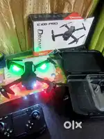 Drone E100 pro with camera lightning zoom dual camera