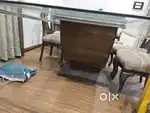 8 seater wooden dining table