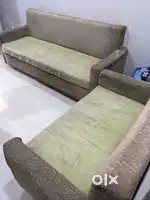 5 Seater sofa set with 5 cushion and sofa cover