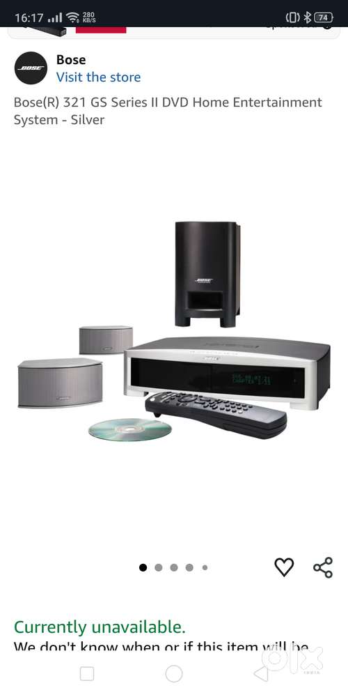 Bose 321 GS II DVD Home Theatre
