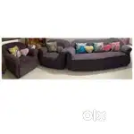 Large 5 seater sofa without centre table for