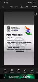 Online work