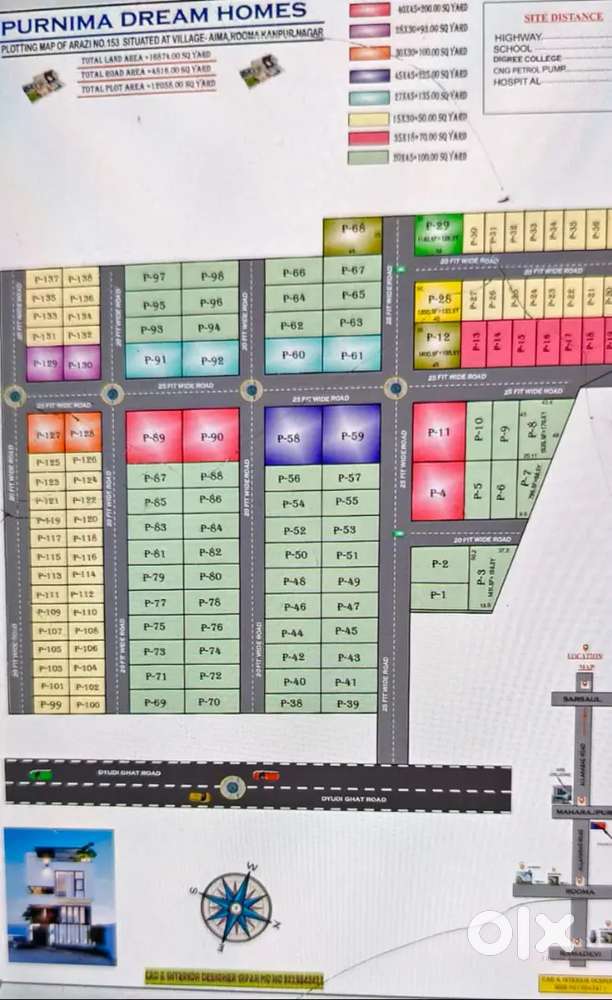 6500/gaj Rooma Ahima village