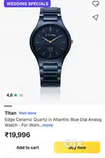 Titan watch real price 19996 mein de raha hun 3000 mein only