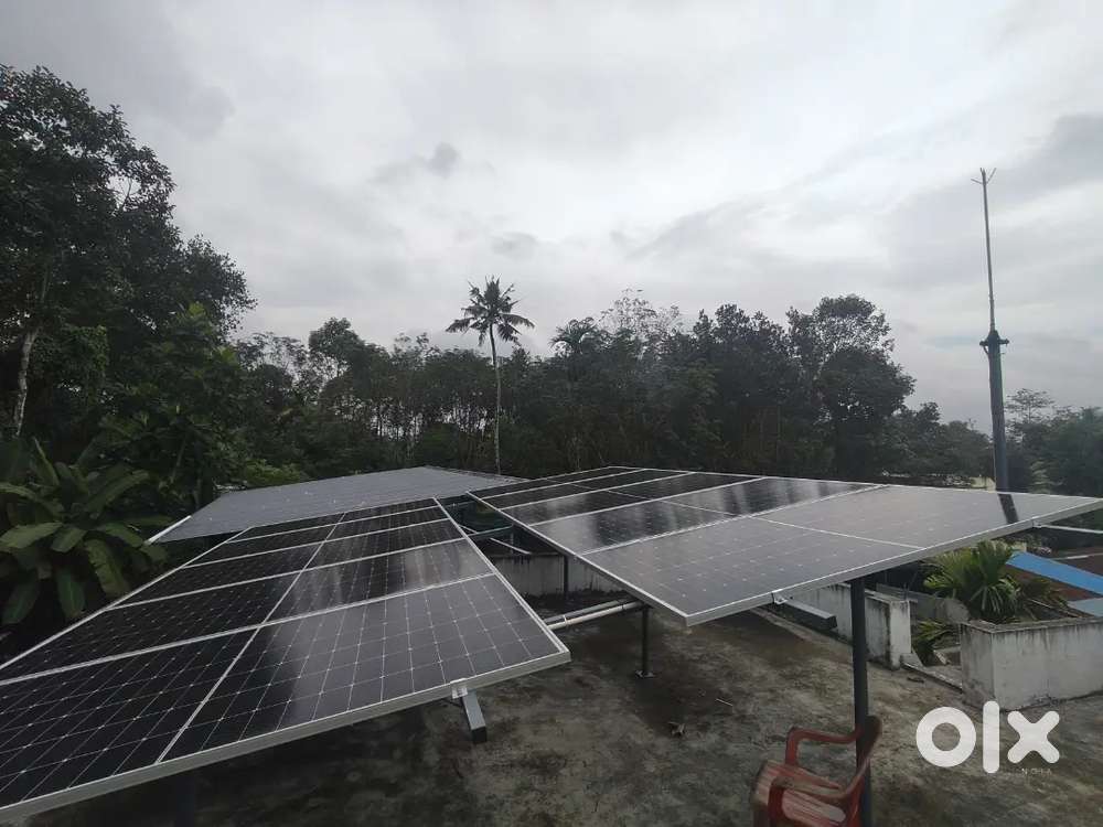 Solar power plant installation