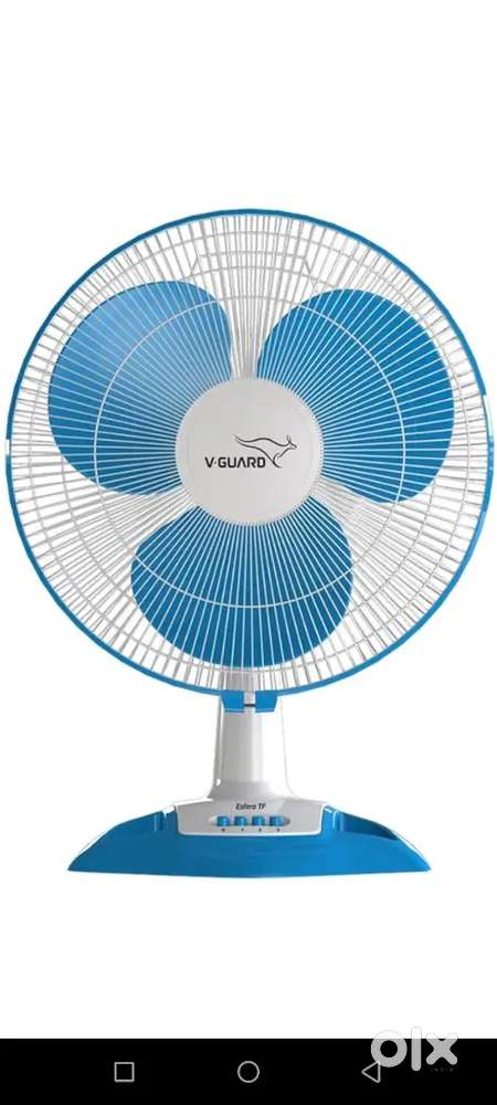 V-Guard Esfera TF (White Blue) 400 mm Table Fan