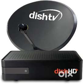 DISH TV set top box and antina dish