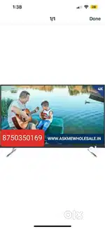 Brand new 48 inch O led tv with sound bar Alexa inbuilt wifi #1616