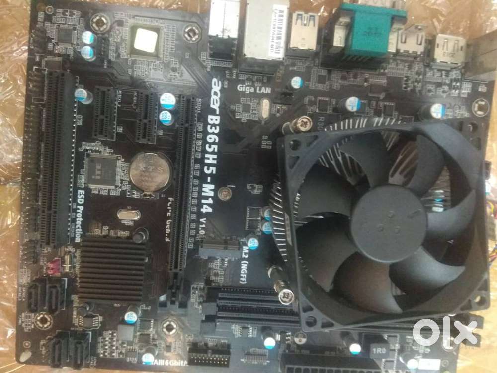 I3 9350K 4.6 Ghz processor acer b365h5 m14 motherboard good condition