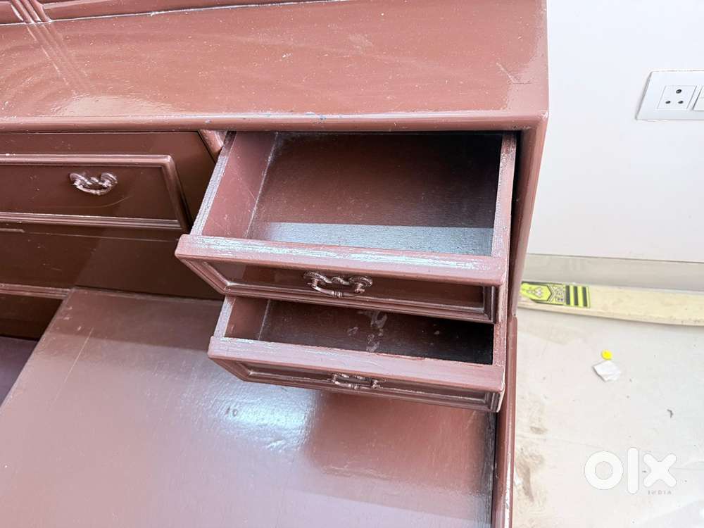 Solid wood Queen size bed with storage