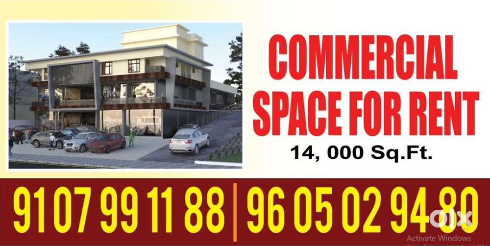 Commercial Rooms and flats for rent