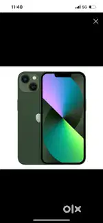 Iphone 13 /128gb 1 year old best condition 85% betrry health
