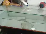 Shop counters and glass slabs