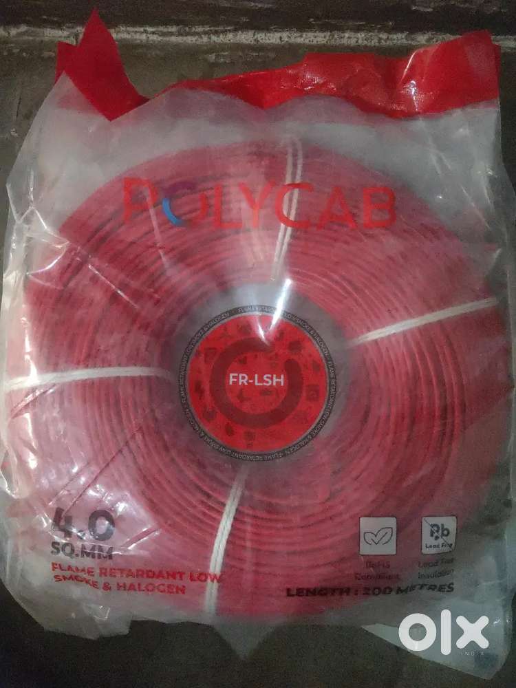2.5 mm wire Polycab 300 meter. 6000 ₹