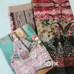 Unstitched Pakistani Lawn Suit – 3 Piece (Brand New)