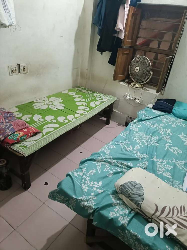 One room with  2 bed monthly 4000 + electricity bill
